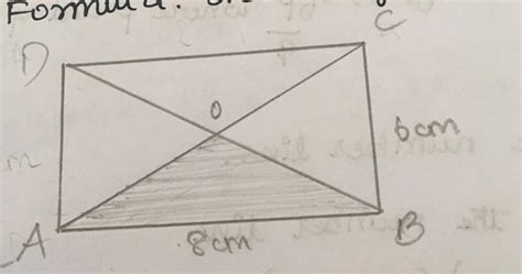 In the figure, ABCD is a re rectangle diagnols bisect, each other by 0 ...