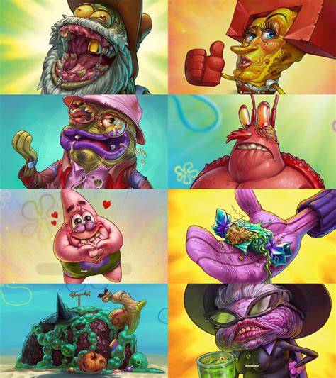 Spongebob Close Ups by Mdwyer5 on DeviantArt