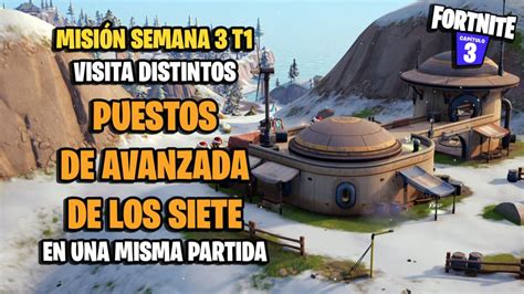 ¿Dónde están los Puestos de Avanzada de Los Siete en Fortnite ...
