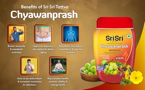 Buy Sri Sri Tattva Chyawanprash - Herbal Immunity Booster with 40 ...