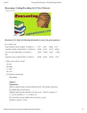 Image result for Coding Decoding New Pattern