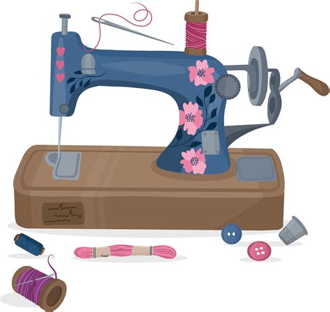 Sewing Machine Cartoon 的图像结果