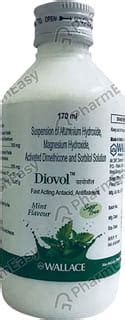Buy Diovol La Mint Flavour Sugar Free Bottle Of 170ml Solution Online ...