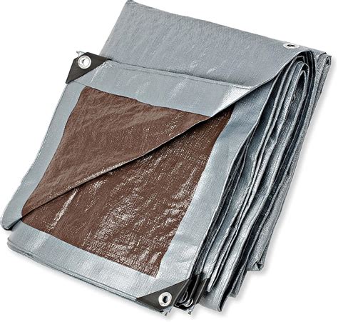 Buy 10x12 Heavy Duty Tarp, 10 Mil Thick, Waterproof, Tear & Fade ...