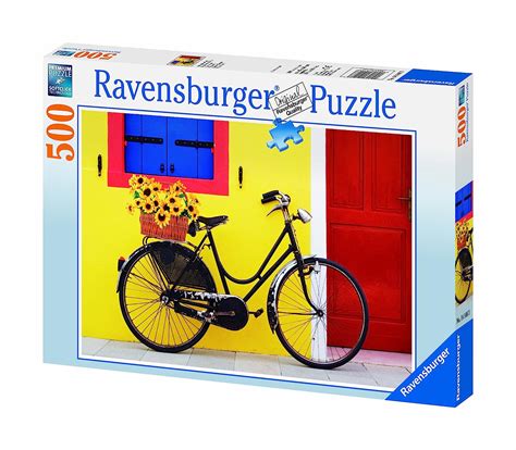 Buy Ravensburger Flowery Bicycle Puzzle (500 Pieces) Online at Low ...