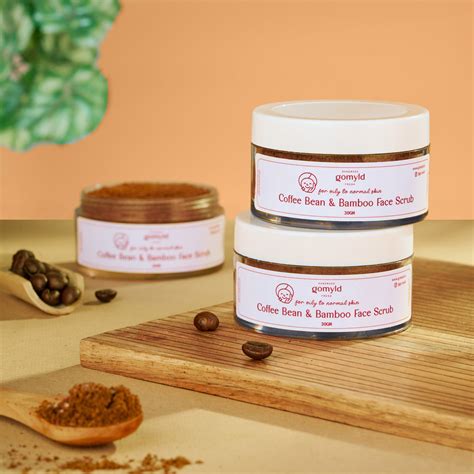 Coffee Bean & Bamboo Face Scrub (30G) – GOMYLD