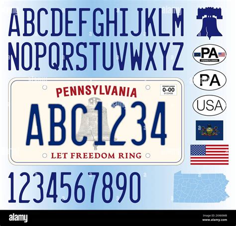 Pennsylvania registration plate hi-res stock photography and images - Alamy