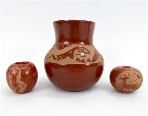 Santa Clara Pueblo | 3) SAN ILDEFONSO & SANTA CLARA PUEBLO POTTERY ...