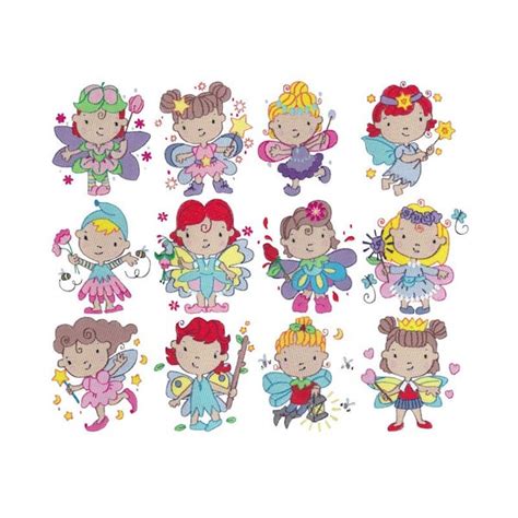 Image result for Machine Embroidery Fairy Designs