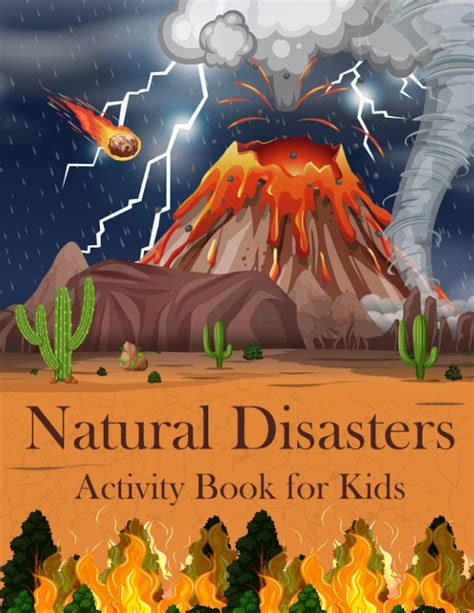 Buy Natural Disasters Activity Book for Kids: Puzzle, Coloring Pages ...