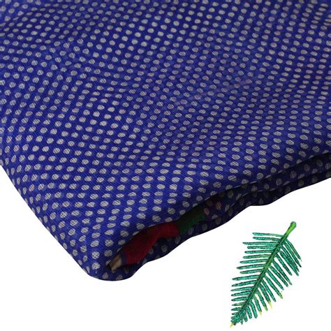 Buy Blue Color Printed Kota Silk Fabric 57059/2 | FFAB
