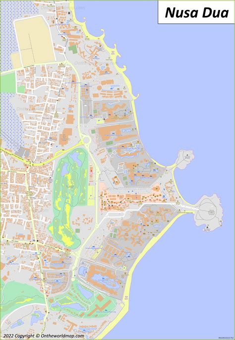 Nusa Dua Map | Bali, Indonesia | Discover Nusa Dua with Detailed Maps