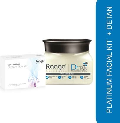 RAAGA PROFESSIONAL De-Tan Tan removal Cream Kojic & Milk | 500g ...