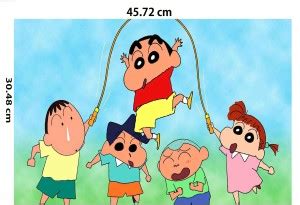 Shinchan Cartoon Wall Sticker |Wall Décor |Sticker Poster | Decorative ...