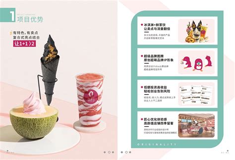 冰激凌鲜茶饮品牌加盟画册|平面|书籍/画册|谢菲 - 原创作品 - 站酷 (ZCOOL)
