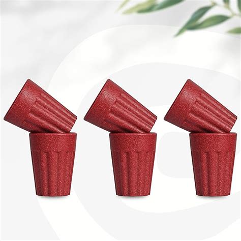eha Set of 6 Earth-Friendly Cutting Chai Cups | 100 ml | Coffee Cup ...