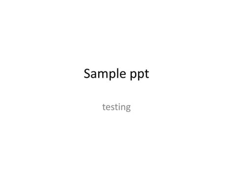 Image result for PPT Sample