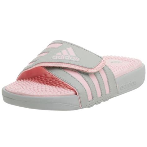 Adidas Little Kid/Big Kid Adissage Soft Sandal,Light Onyx/Diva/Silver,2 ...