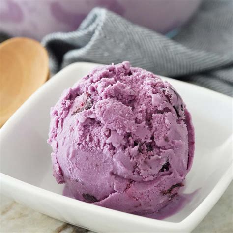 Homemade Blueberry Ice Cream - A Food Lover's Kitchen