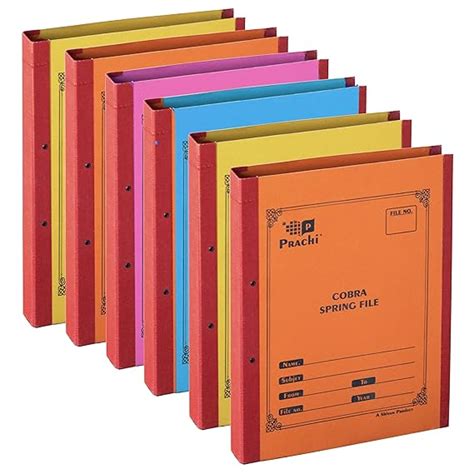 SNDIA 6 Pack Spring Files A4 Size Paper Cobra File, 35 x 26 x 3.5 cm ...