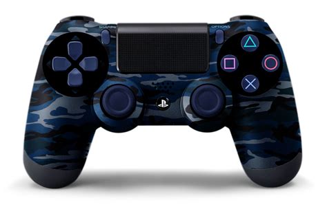 Blue Camo PS4 controller