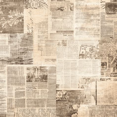 Aesthetic Newspaper Design Background