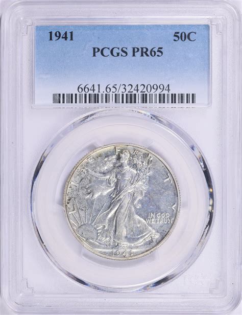 1941 Walking Liberty Half Dollar PCGS Proof-65 (Item 1860934 ...