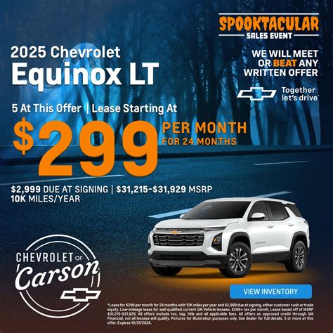 New Chevrolet Vehicle Specials In Carson | Chevrolet of Carson