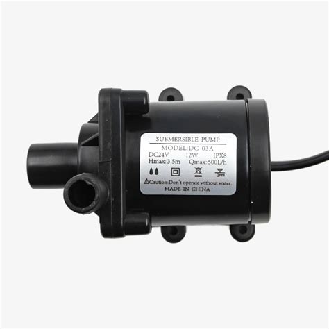 Mini 24V DC 12W Brushless Submersible Solar Water Pump Motor ...