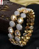 Gold finish Bangle Set for women – www.soosi.co.in