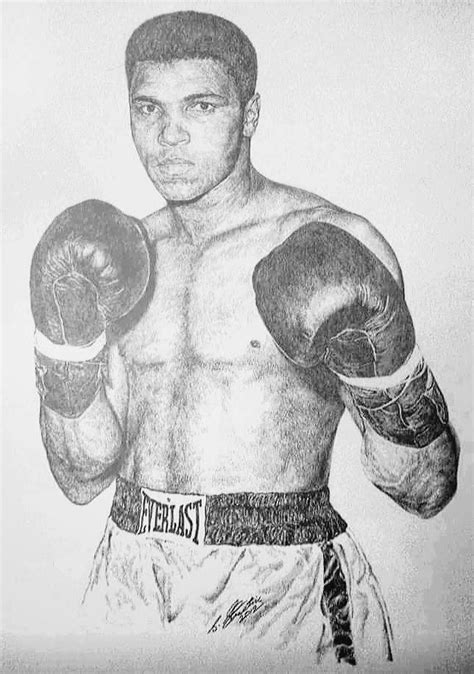 Image result for How to Draw Muhammad Ali Boxing