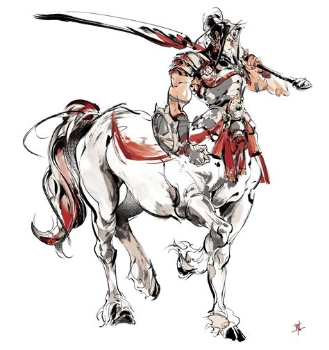 Retribution Incarnate, Allison Yu | Centaur concept art, Centaur design ...