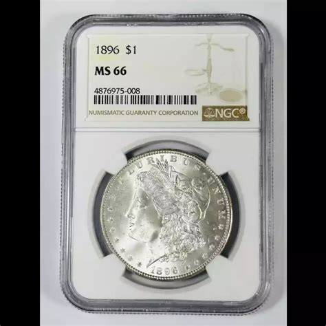 1896 Morgan Silver Dollar NGC MS-66 - Bob Paul Rare Coins