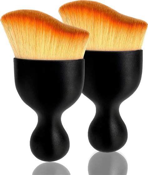 2pcs Car Interior Dust Sweeping Soft Brush with Ultra Soft Bristle, Scratch-Free Interior ...