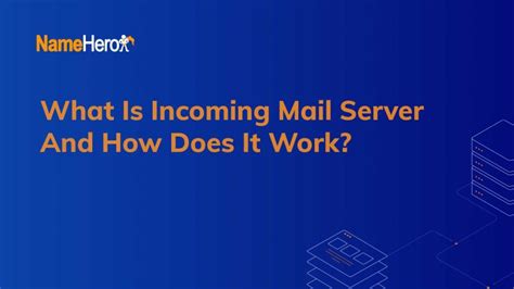 Image result for Incoming Mail Server