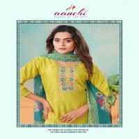 aanchi ragini roman silk stylish look readymade suit for women ...