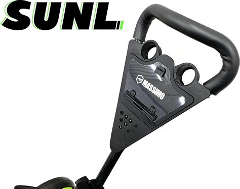 Buy SunL 3-Wheel Golf Push Cart, Folding Golf Pull Trolley with Drink ...