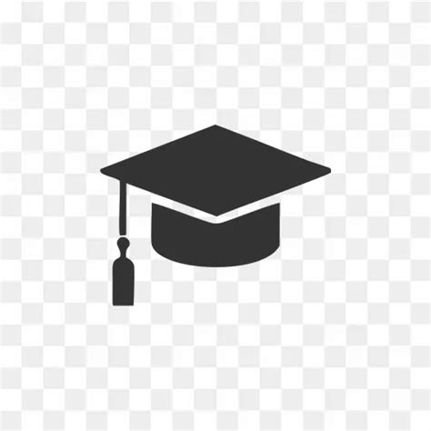 Minimal Flat Graduation Hat PNG Images for Education