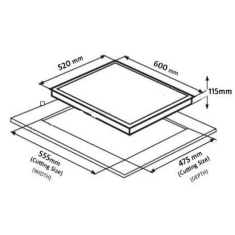 Buy Hafele 60CM VORTEX 460 60CM Brass Burners with FFSD Built In Hob ...