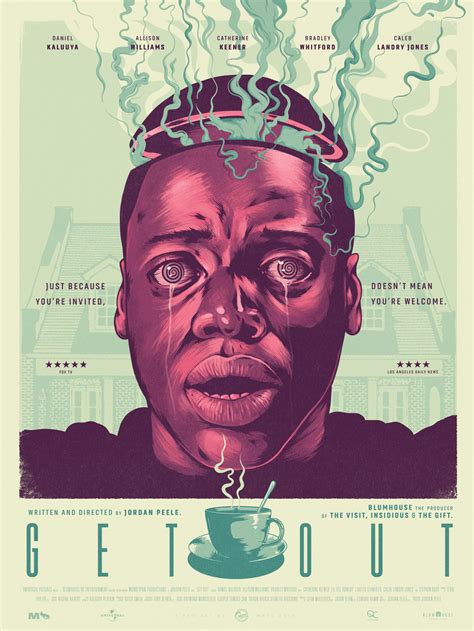 "Get Out" Poster Remastered, Digital Arts by Guze | Artmajeur