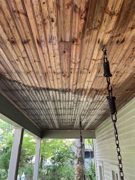 Did a job in Vermont, look at that difference : r/powerwashingporn