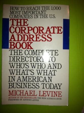 Buy Corporate Address Book Online at Low Prices in India | Corporate ...