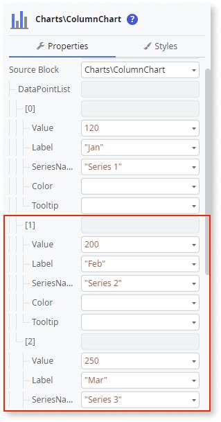 OutSystems Chart 的图像结果