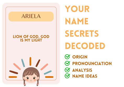 Ariela - Jewish Girl Name Meaning and Pronunciation