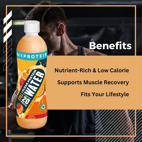 MyProtein Clear Protein Water, High Protein Drink, Zero Sugar, 20g of ...