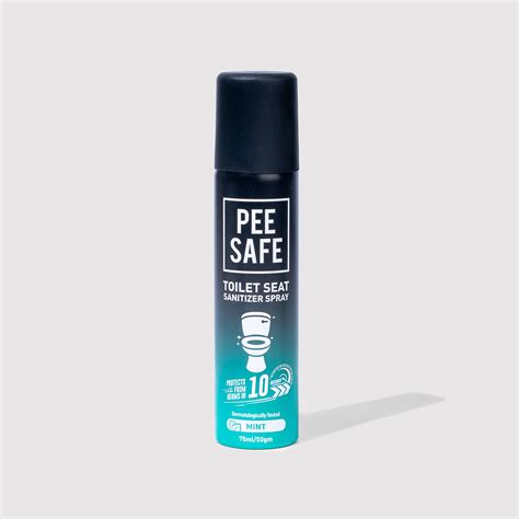 Pee Safe Toilet Seat Sanitizer Spray | Mint | 75 ML