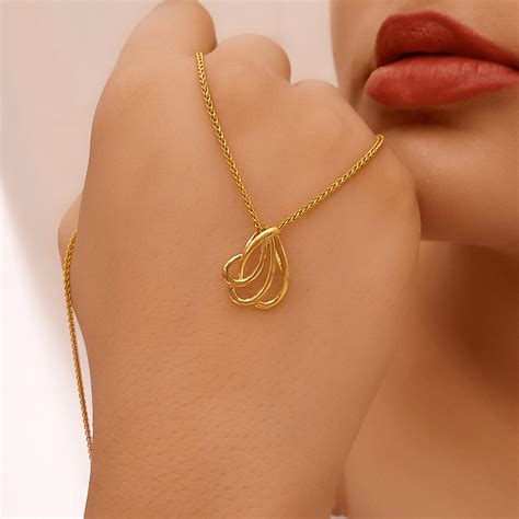 Buy Celtic Knot Gold Pendant 22 KT yellow gold (2.03 gm). | Online By ...