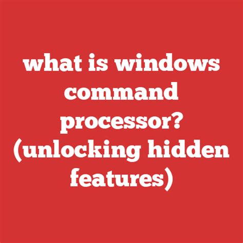 Image result for Windows Command Processor