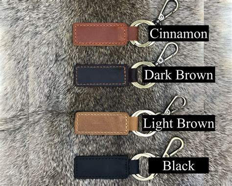 Personalized Leather Keychains - Custom Keychains