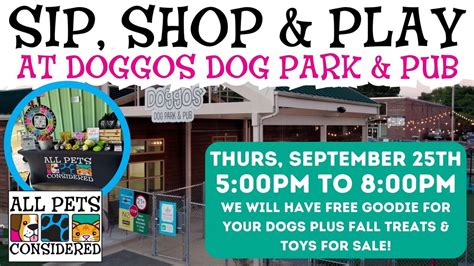 Sip, Shop & Play with APC at Doggos Dog Park & Pub, Doggos Dog Park ...